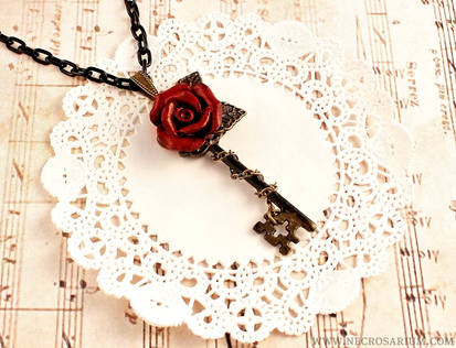 Rosarium Key Necklace