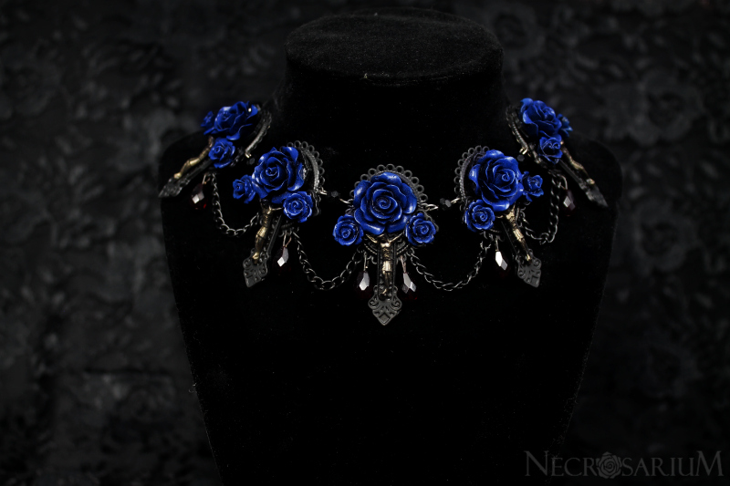 Blue Vampire's Requiem Necklace