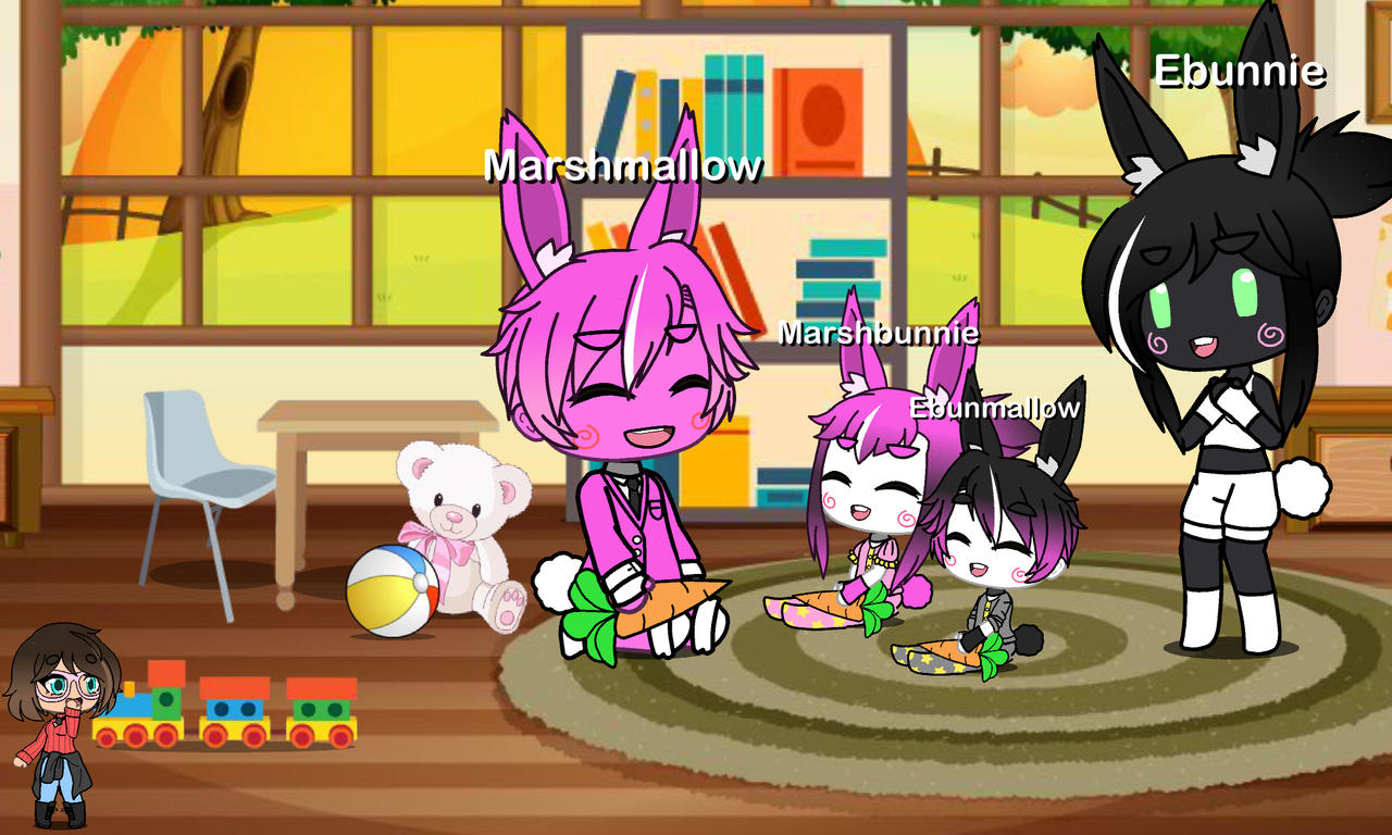 the rabbit family: gacha life... me: mine by fnaf256 on DeviantArt