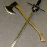 Axe and Bastard Sword