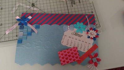 Scrapbokking calendar (unfinished)