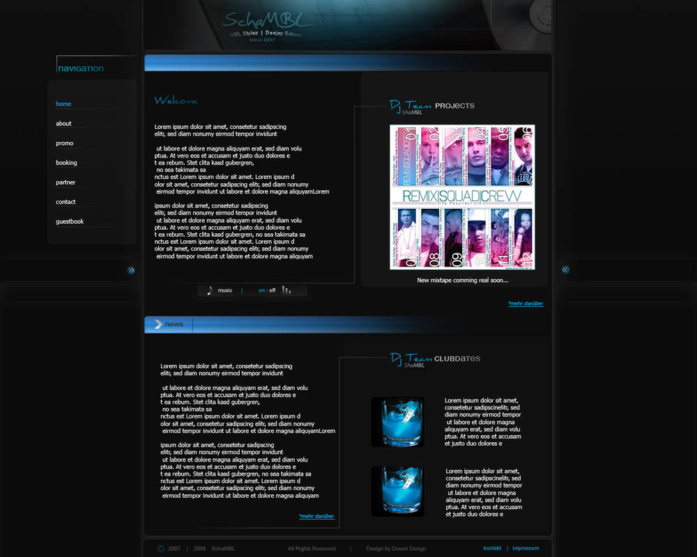 Homepage Design 4 Master B by DESY1 on DeviantArt