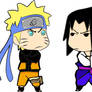 Chibi Naruto VS Sasuke