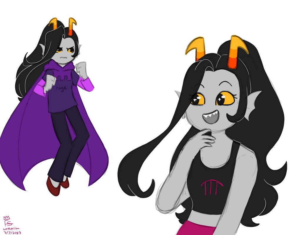 Flutteroll Deviantart more fantroll doodles by wavepriism on DeviantArt