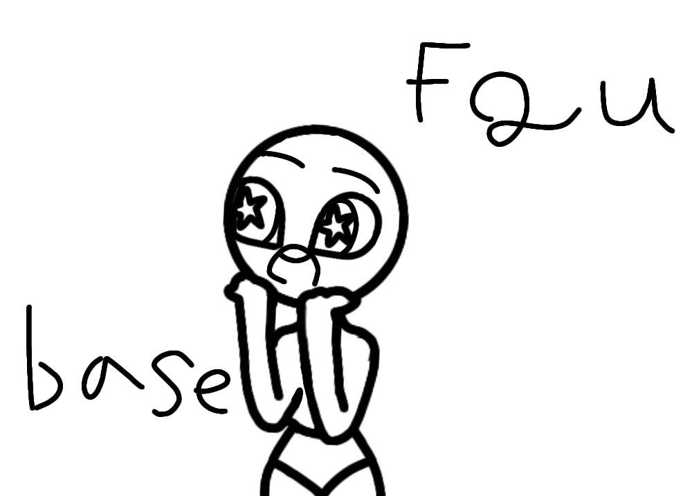 (surprised F2U base) by Cutie4Pi3 on DeviantArt
