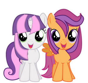 AU Sweetie Belle and Scootaloo