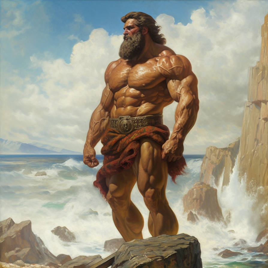 Herc by the sea by catgenie on DeviantArt