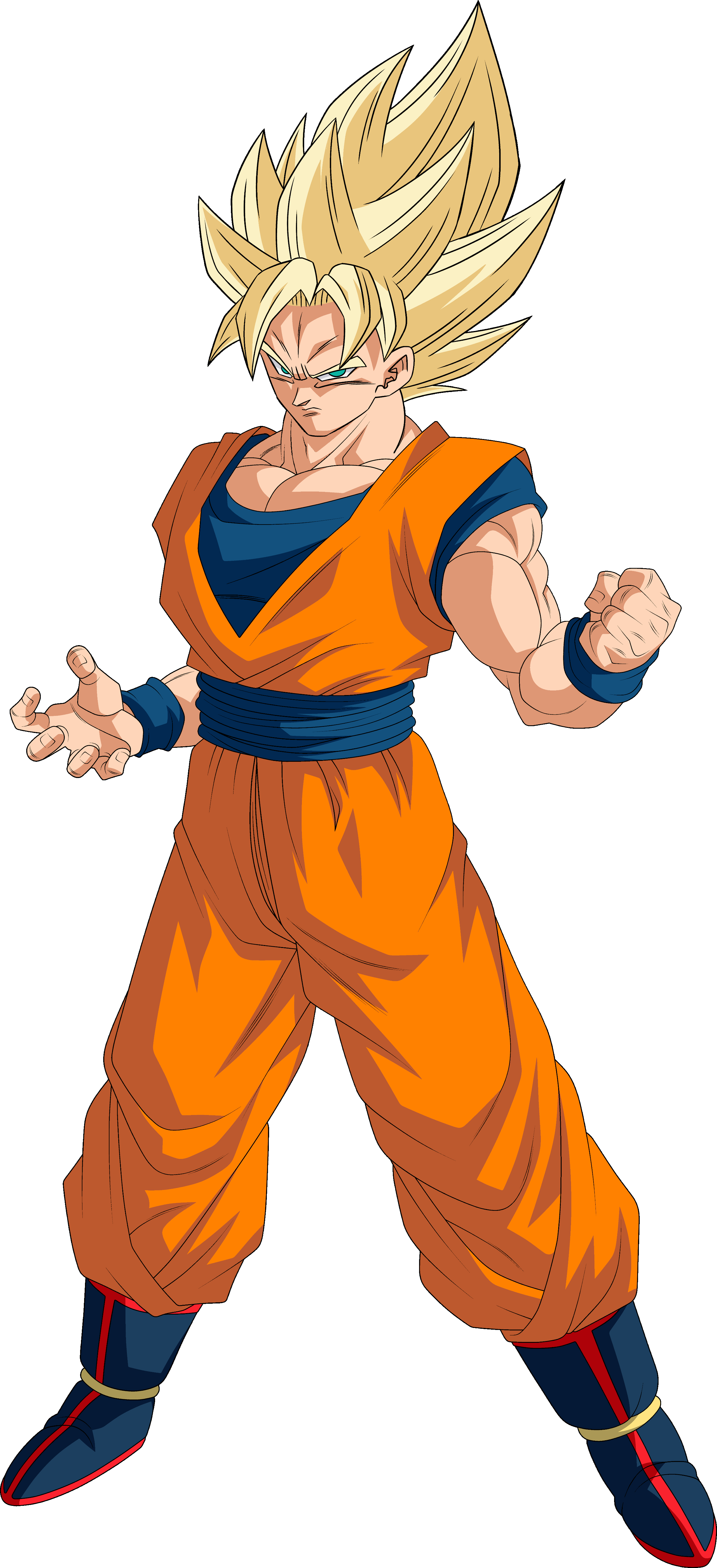 Goku SSJ Blue 3 by Menamezapiero on DeviantArt