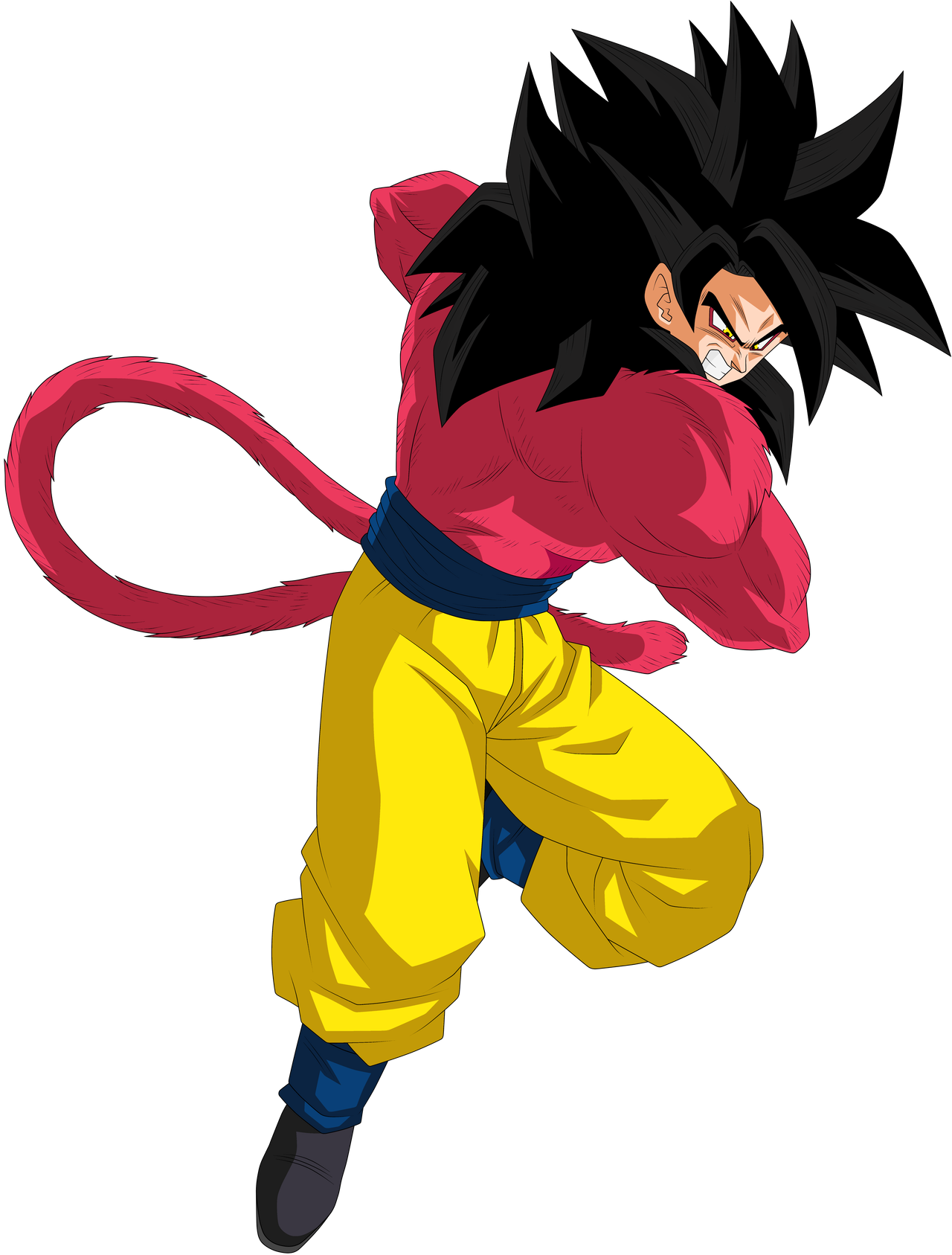 Full Power Super Saiyan 4 Goku [Dokkan] by woodlandbuckle on DeviantArt