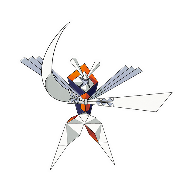 Download Shiny Kartana Pokemon In Game Wallpaper