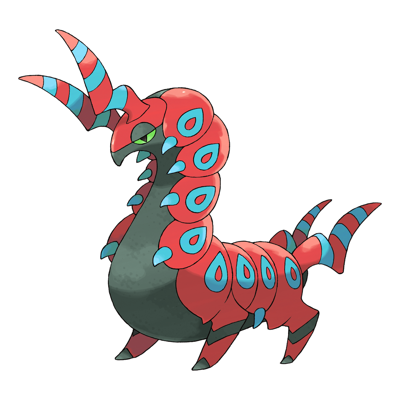 Shiny Scolipede by JustShinies on DeviantArt