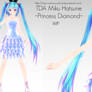 MMD - TDA Miku Hatsune ~Princess Diamond~ WIP