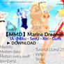 MMD - Marine Dreamin' (IA,Miku,SeeU,Rin,Gumi) DL