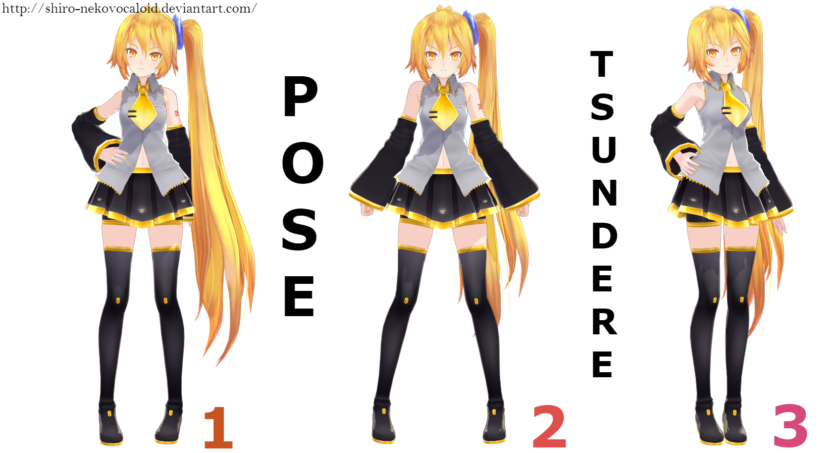 MMD - Tsundere Poses [DOWNLOAD] +150 Watchers