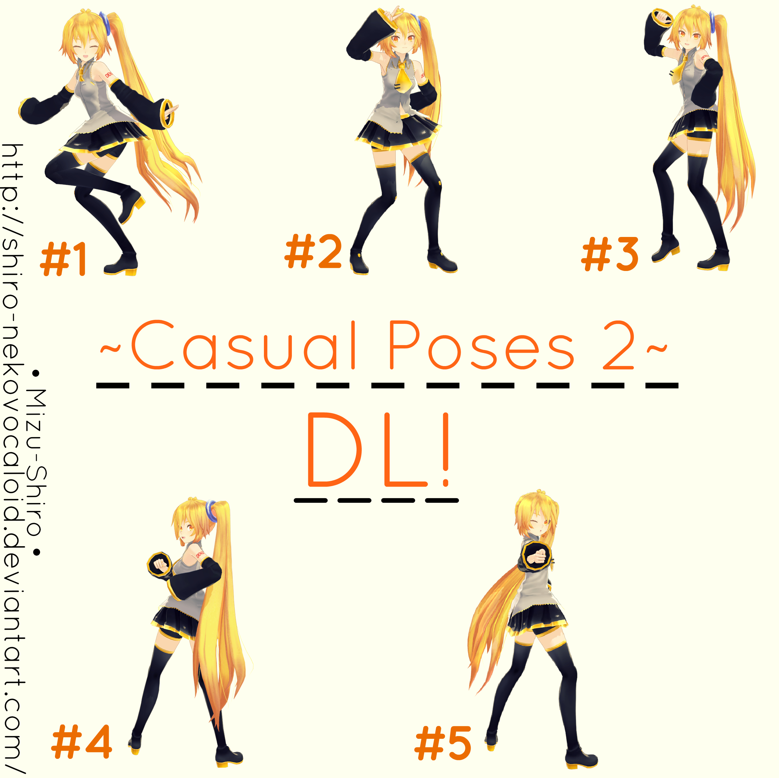 MMD ~Casual Poses 2~ [DOWNLOAD] +300 Watchers