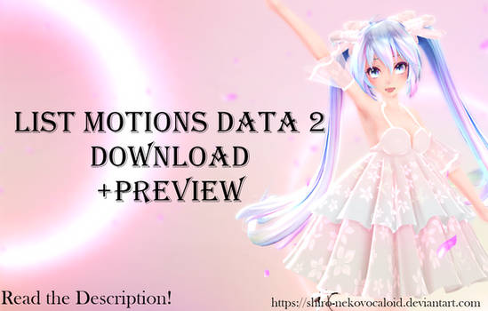 [MMD MOTIONS DATA (2) DL] + Preview