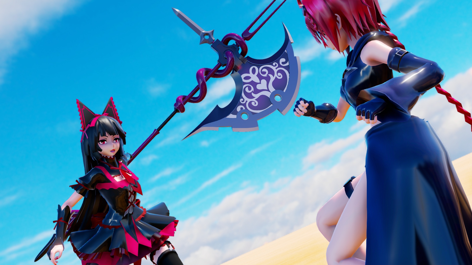 Mmd Rory Mercury Vs Mea Kurosaki Video By Shiro Nekovocaloid On Deviantart