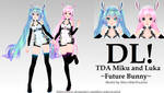 TDA Miku and Luka ~Future Bunny~ [DOWNLOAD] by Shiro-NekoVocaloid