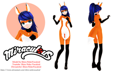 MMD Marinette (Rena Rouge Version) by Shiro-NekoVocaloid