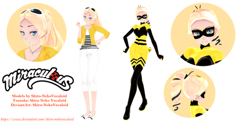 [MMD MLB] Chloe Bourgeois / Queen Bee by Shiro-NekoVocaloid