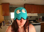 Pac man Ghost hat-Inky by MaculaMaster734