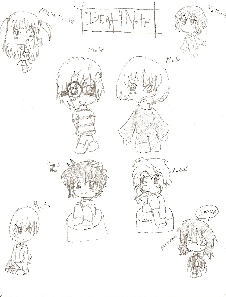 death note chibis by neko-girl-cindy-chan on DeviantArt