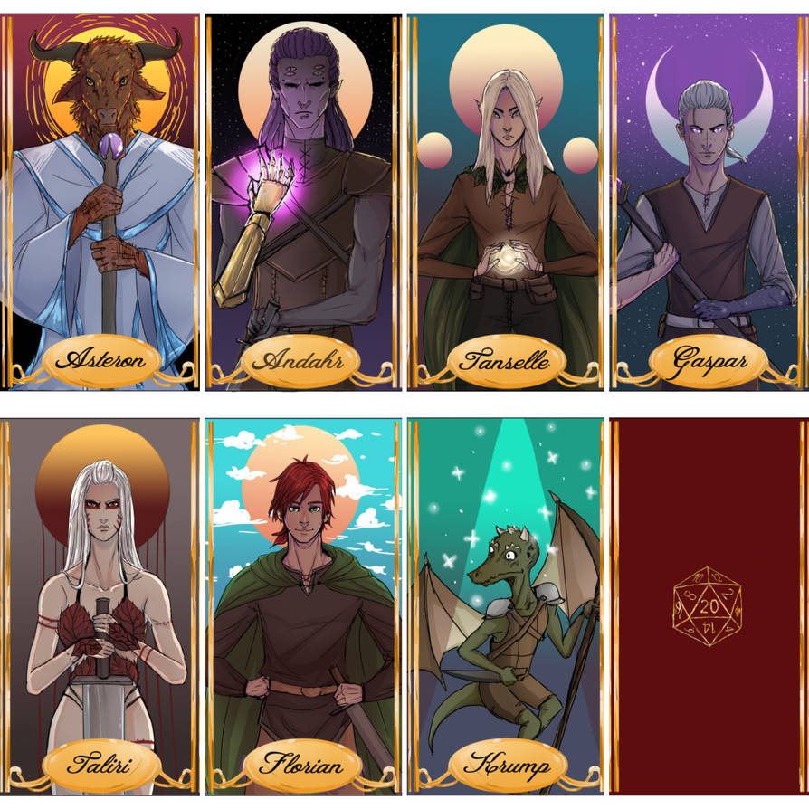 DnD Tarot Deck by ChanccArt on DeviantArt