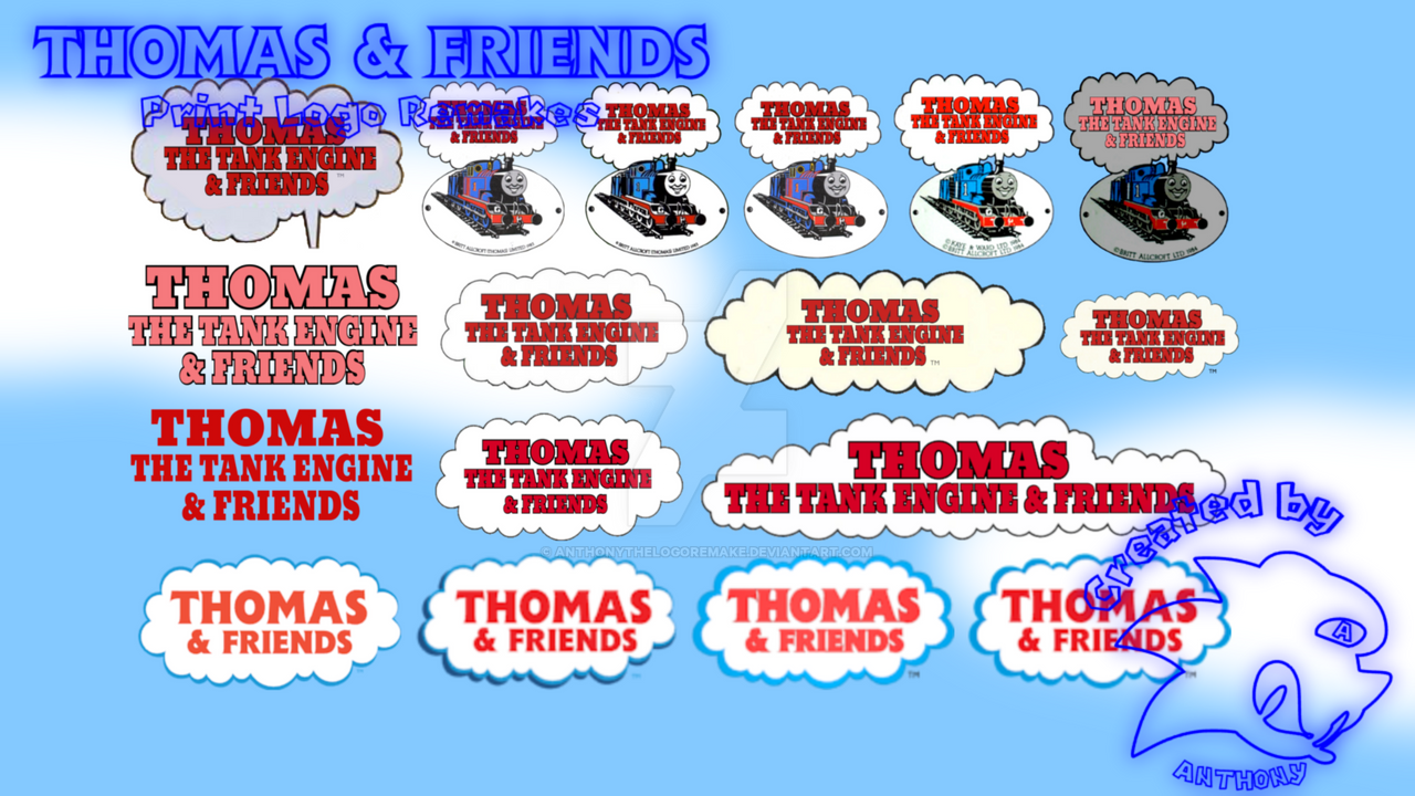 Thomas and Friends Print Logo Remakes by AnthonyTheLogoRemake on DeviantArt Thomas and Friends Print Logo Remakes by AnthonyTheLogoRemake on DeviantArt