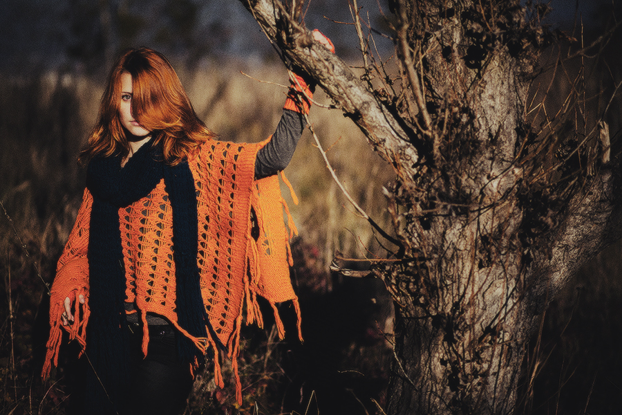 girl and tree