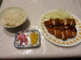 Tonkatsu meal?