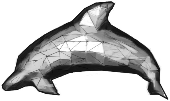 3D Polygon Study - Dolphin