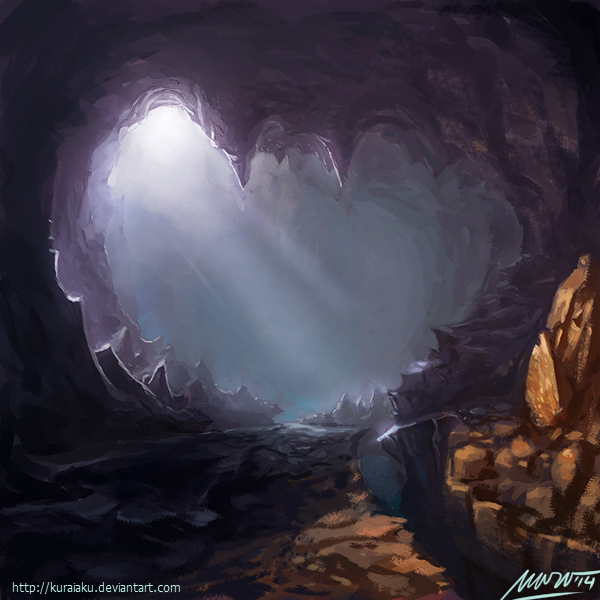 Cave by kuraiaku on DeviantArt