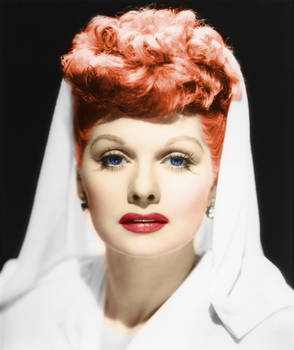 Lucille Ball colored