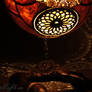 Handcrafted gourd lamp - Table lamp IX- Gourdlight