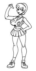 Lita The Cheerleader by CrazyCowProductions