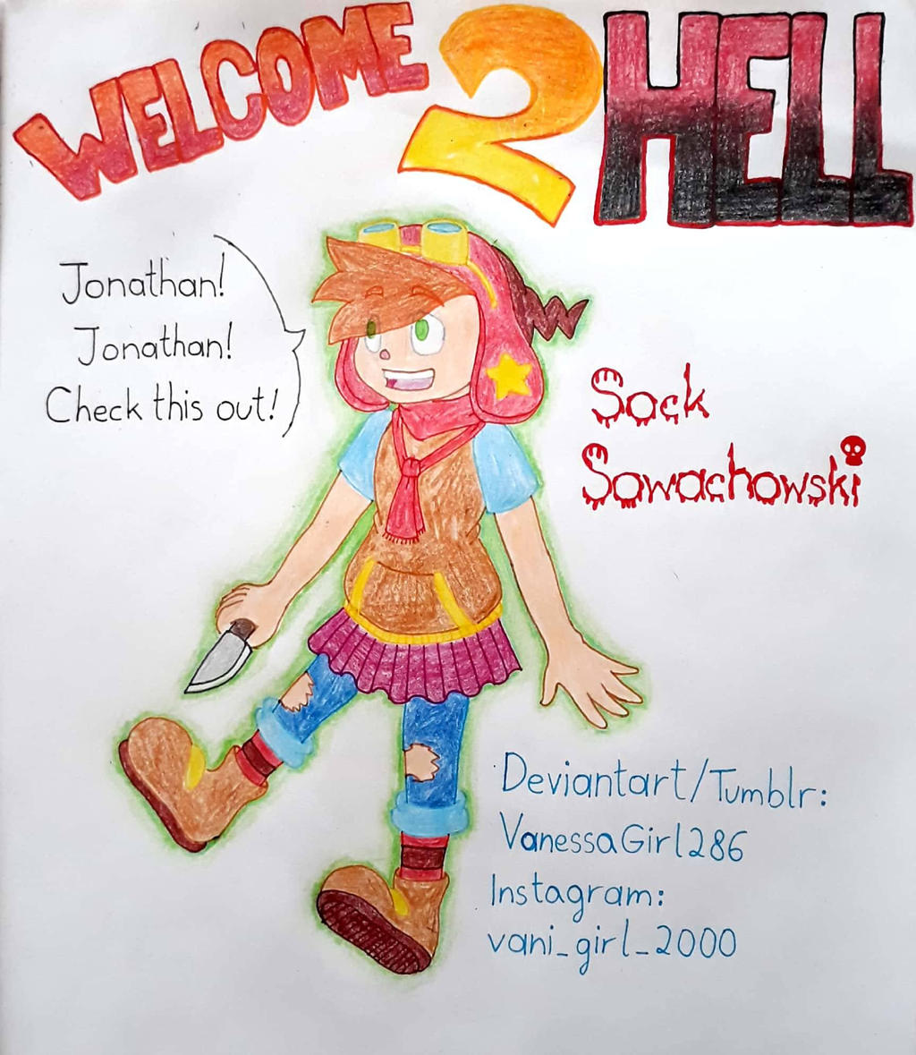 Welcome To Hell Sock Sowachowski By Vanessagirl286 On Deviantart Welcome To Hell Sock Sowachowski By Vanessagirl286 On Deviantart