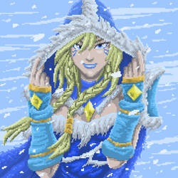 Crystal Maiden Pixelated