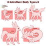 Astroflare Body Types
