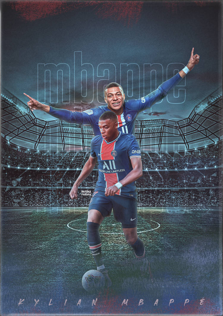 photo Mbappe Wallpaper kylian mbappe wallpaper by mithzrollins