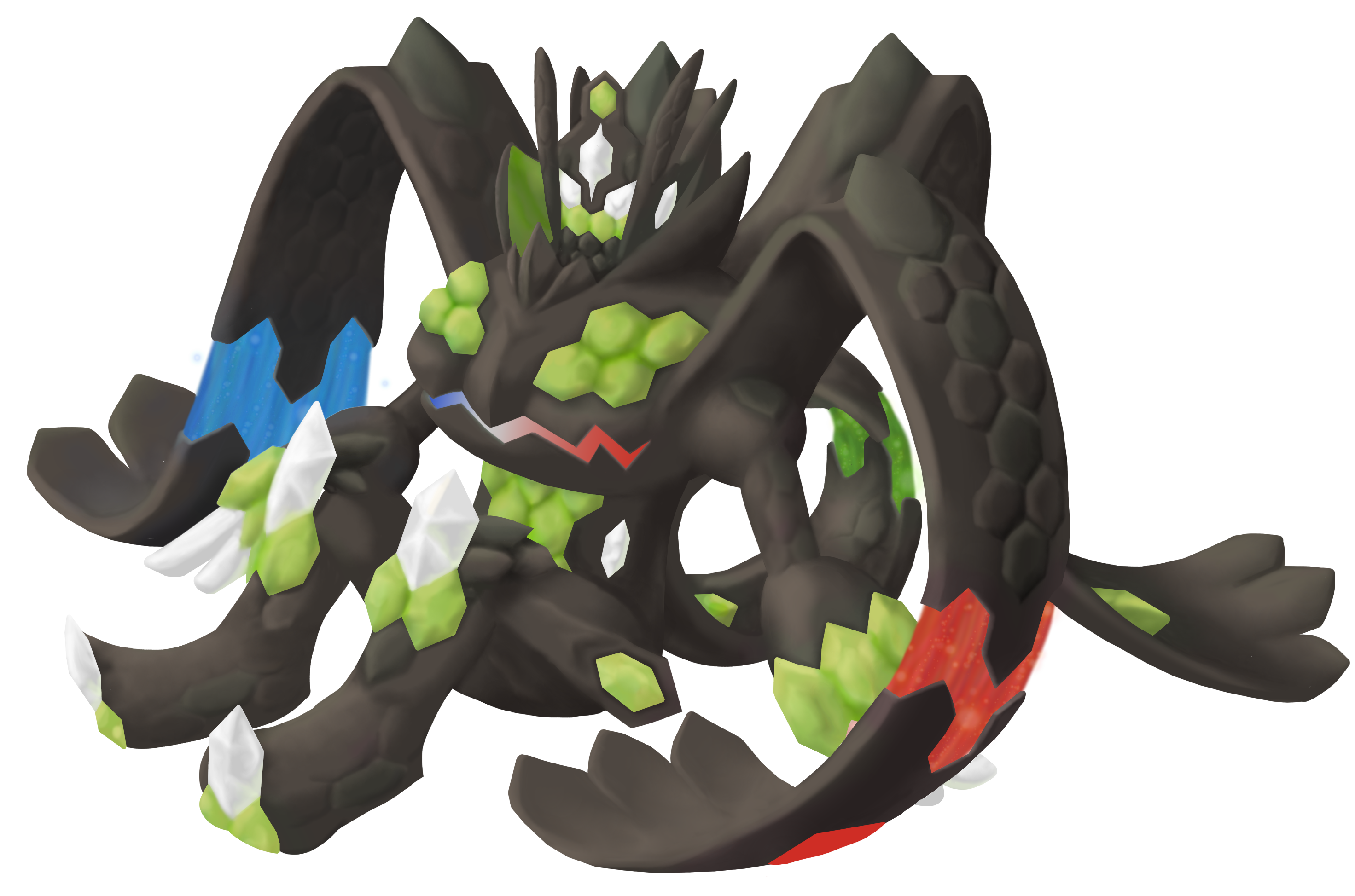 Zygarde 100 Paper Toy Free Printable Papercraft Templates, 41 OFF