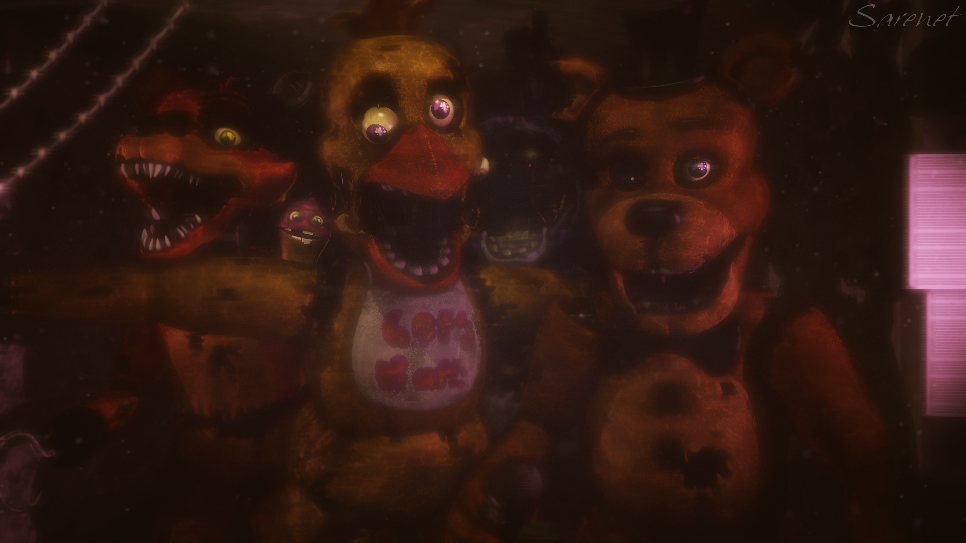 Withered Chica jumpscare frame by XSlayerXP on DeviantArt