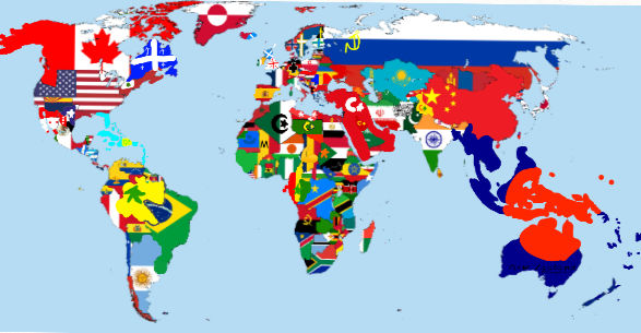 Crazy World Flag Map by gray6179 on DeviantArt