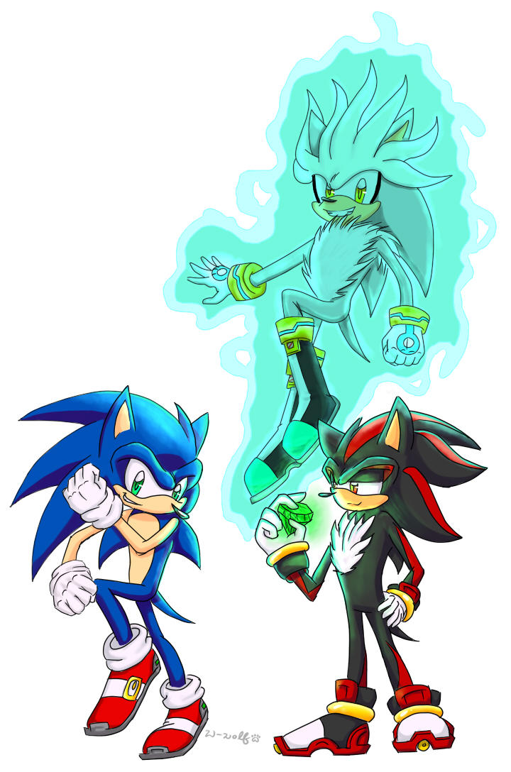 Sonic Shadow Silver Simbolos by specta582 on DeviantArt