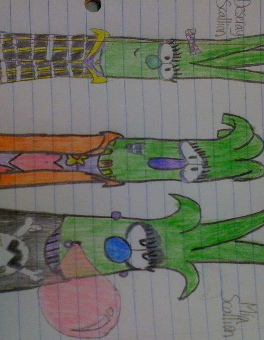 Scallion Deviantart The Scallion Sisters by fosterfan101 on DeviantArt