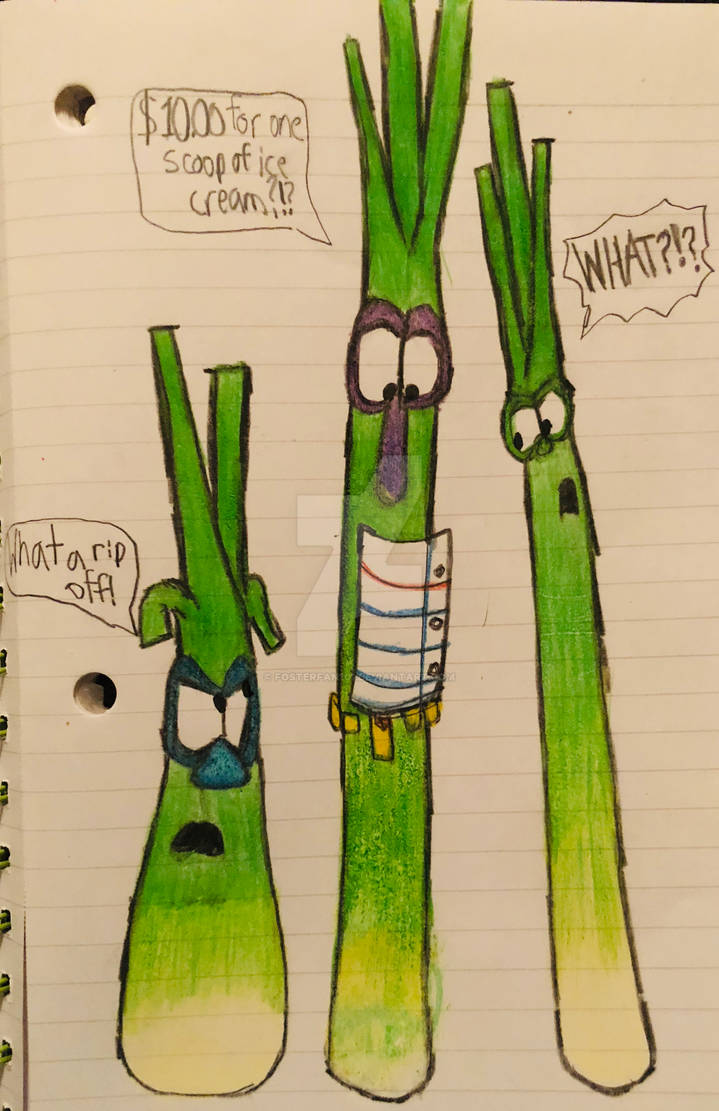 Scallion Deviantart The Scallions Get Familiar with Inflation by fosterfan101 on DeviantArt