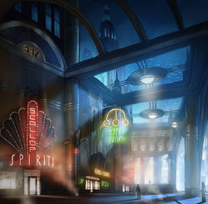 Main street concept art