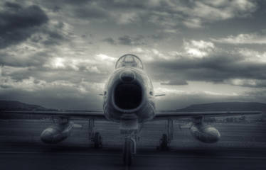 F-86 Sabre fighter aircraft
