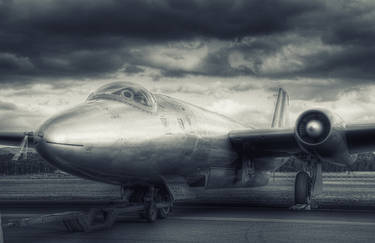 Gloster Meteor jet aircraft