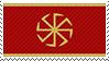 Kolovrat/Svarga flag stamp