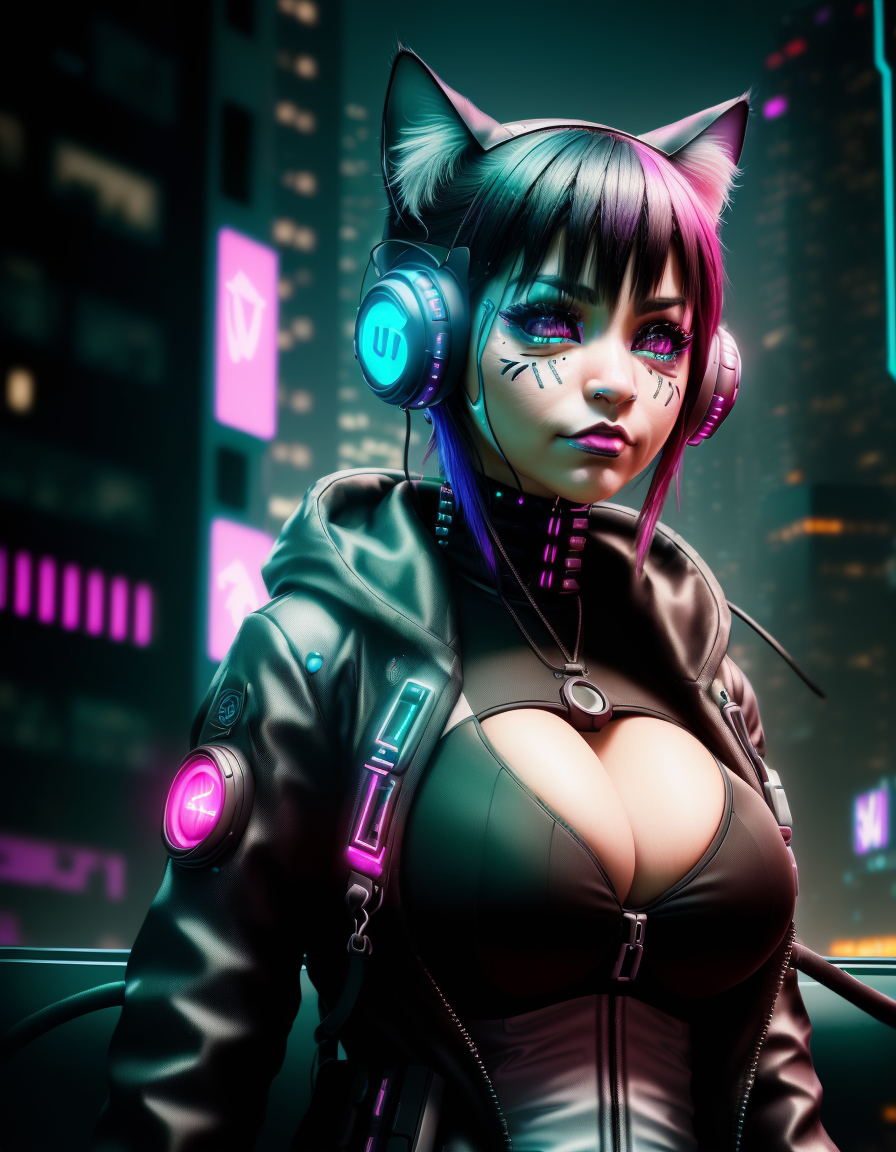 Cyberpunk Catgirl - Complete Collection
